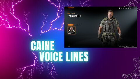 Caine Voice Lines Black Ops 6