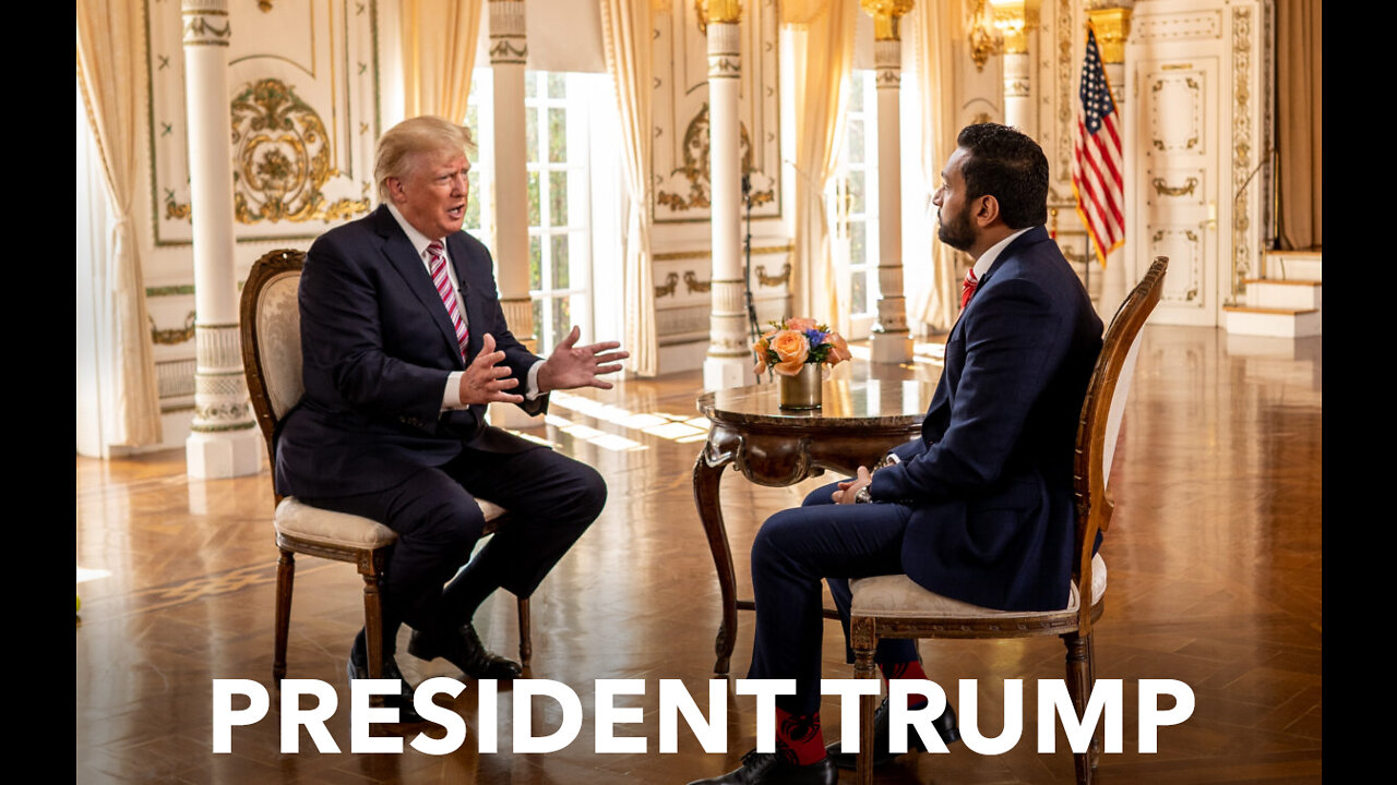 Kash Patel interviews President Donald Trump - Feb. 7, 2022