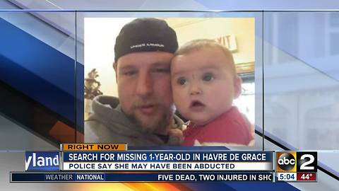 Police looking for one-year-old kidnapped by mother's boyfriend