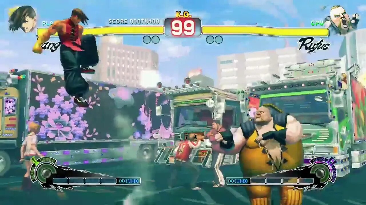 Street Fighter 4 Yang vs Rufus @retrogamerarcade