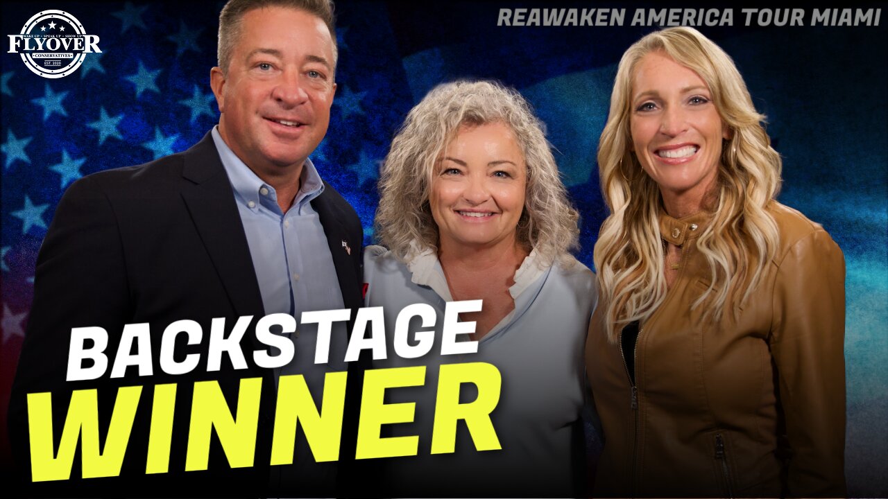 Caressa Gadd | Flyover Conservatives | Backstage Winner | ReAwaken America Tour Miami