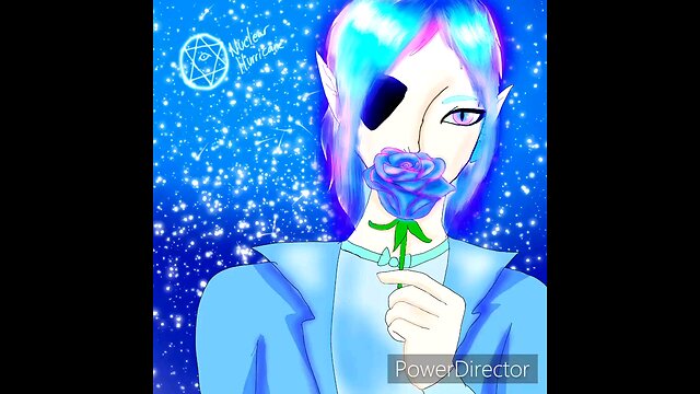 speedpaint will cipher with a blue rose