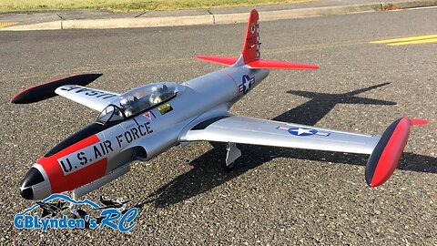 Freewing T-33 Shooting Star 80mm EDF Jet Second Flight Ripping