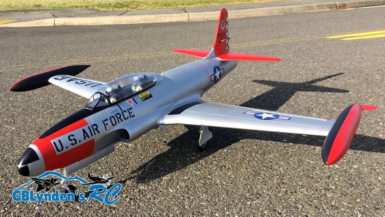 Freewing T-33 Shooting Star 80mm EDF Jet Second Flight Ripping