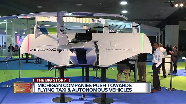 Michigan companies push towards flying taxis and autonomous vehicles