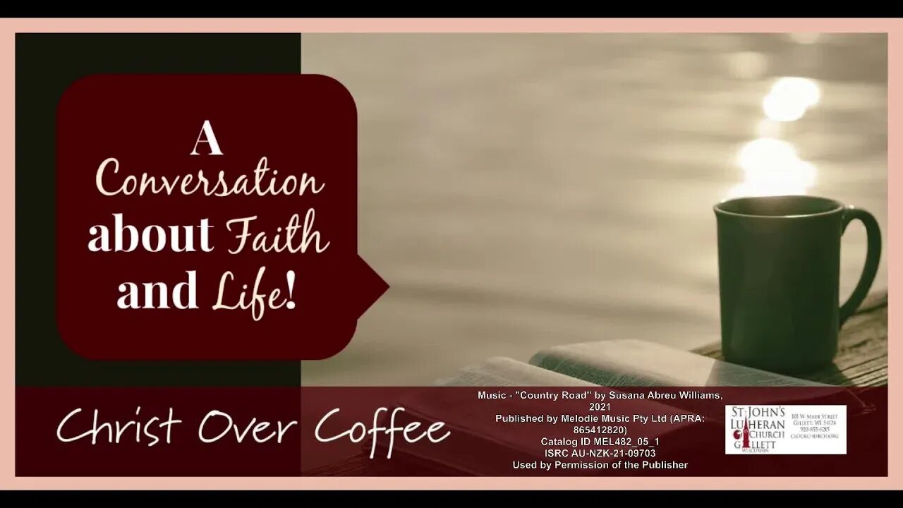 Christ Over Coffee - June 27, 2023