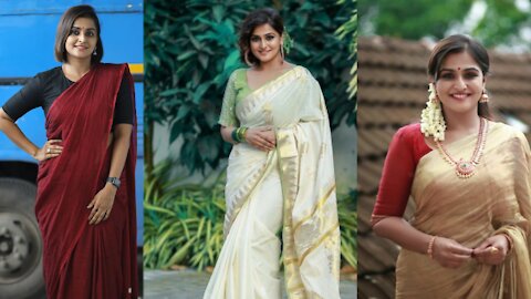 Remya Nambeesan Sarees Collection video