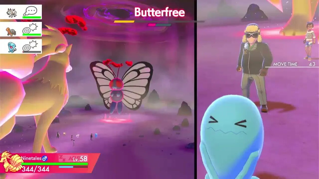 Pokémon Sword - Battling Dynamax Butterfree!