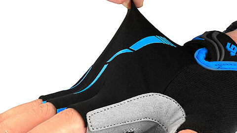 Bike Shockproof Half Finger Gloves Men Women