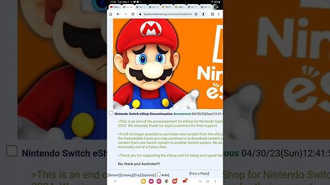 Nintendo eshop is not closing next year