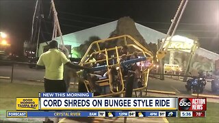 Fla. woman records cable snapping on slingshot ride