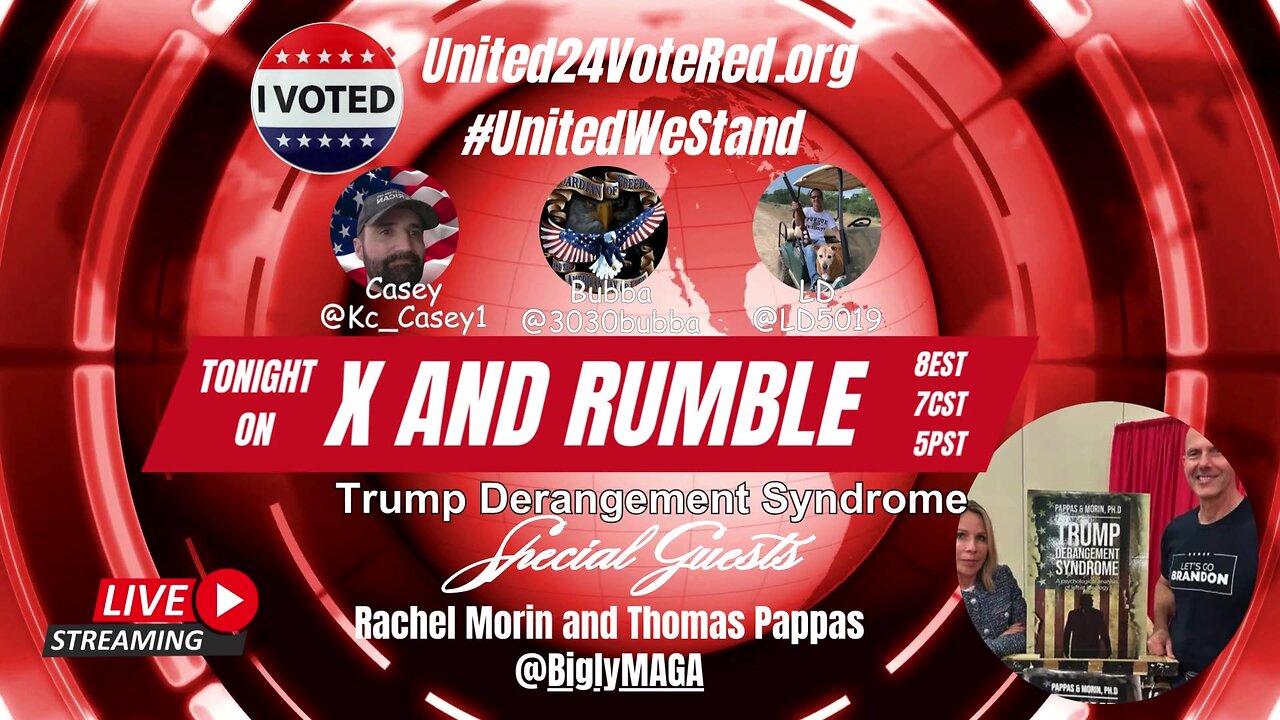 @United24VoteRed X Spaces Trump Derangement Syndrome