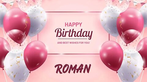 Happy Birthday to Roman - Birthday Wish From Birthday Bash