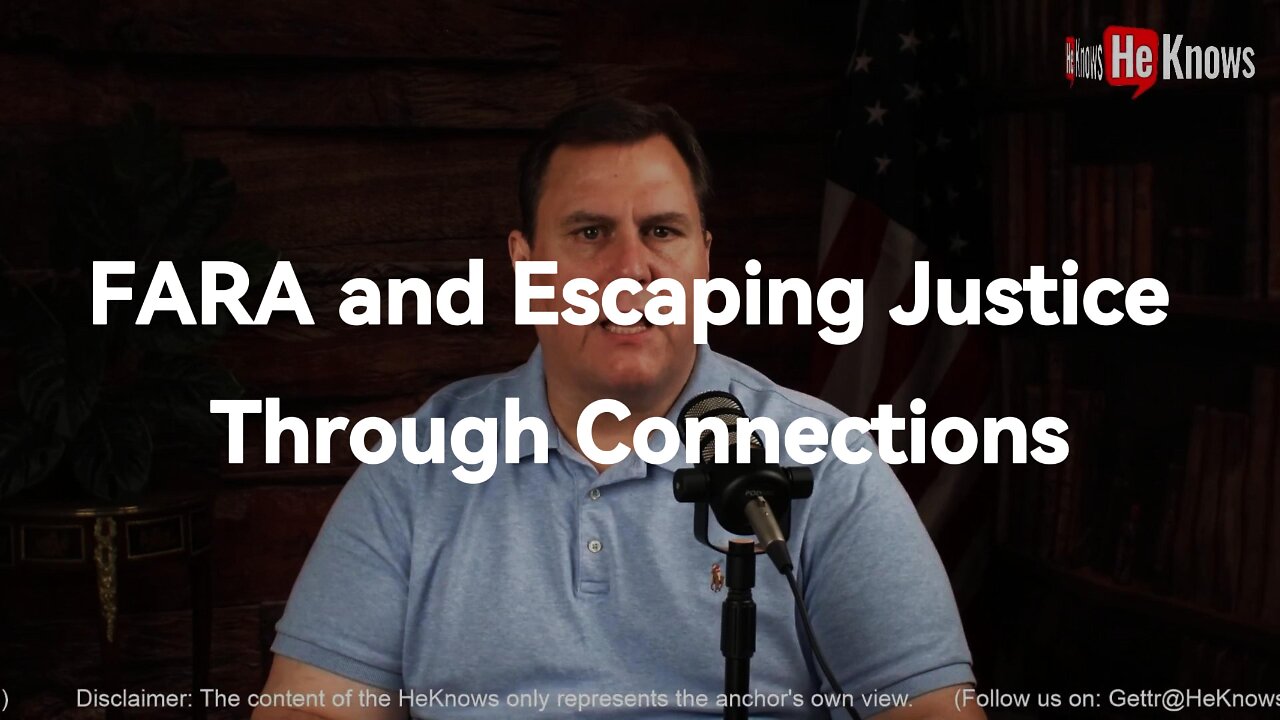 FARA and Escaping Justice Through Connections