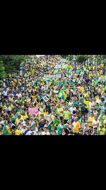 #BrazilWasStolen 🇧🇷 Millions protest! (Zero mainstream media coverage)