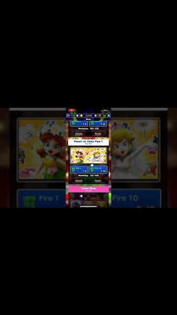 Mario Kart Tour - Another Fire 10 Pipe Opening (Peach vs. Daisy Tour)