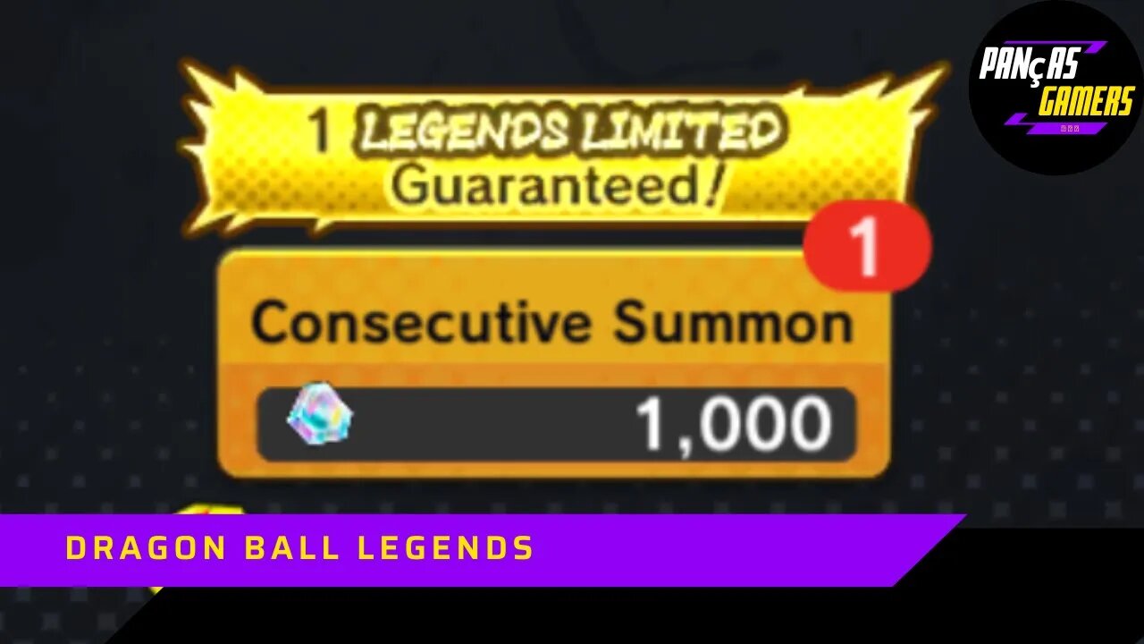 SUMMON NO BANNER NEW YEAR RISING COM 1 LEGENDS LIMITED GARANTIDO - DRAGON BALL LEGENDS