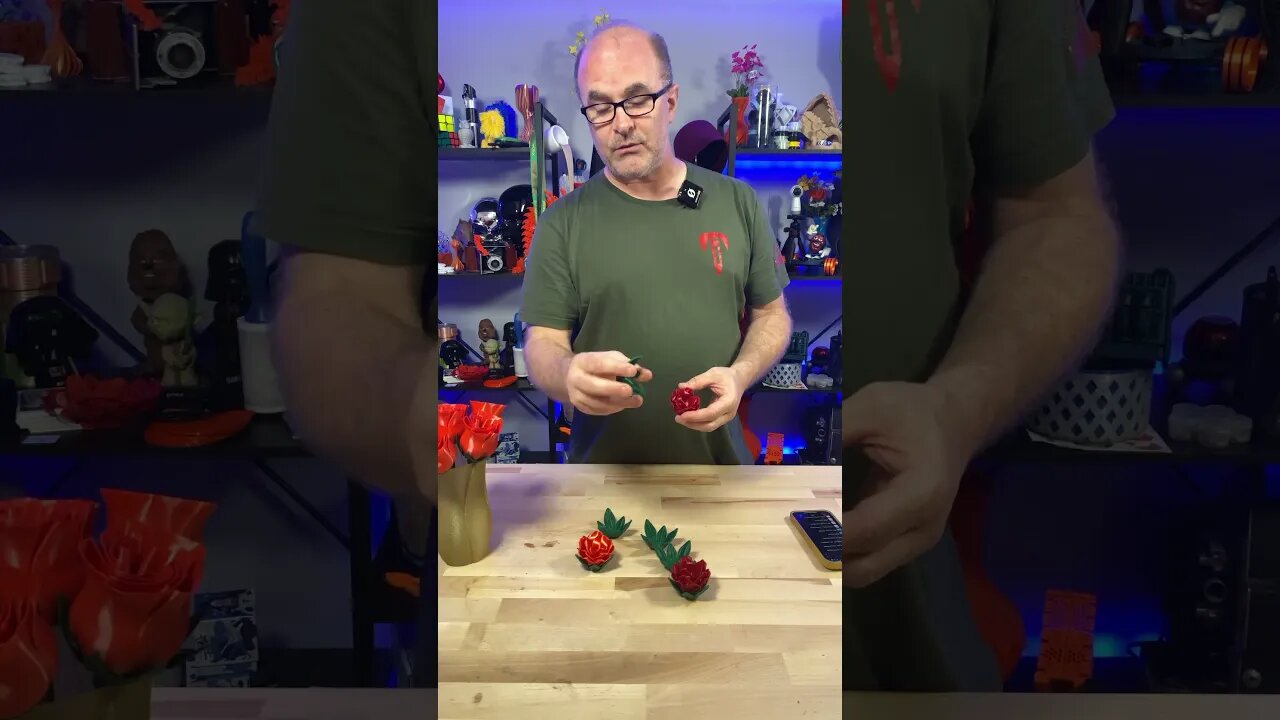 Roses Part 3 - Maz’s Flowers @creatrix_britt shared it with me #short #flowers #rose #3dprinting
