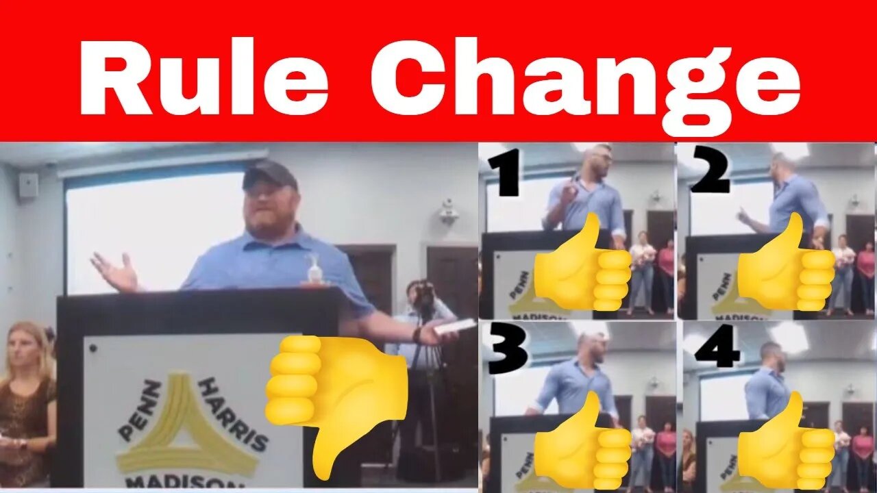 Watch it - PHM Creates Different Rules For Republican Speakers