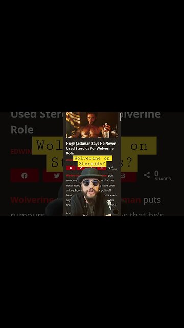 Did Hugh Jackman Every Use Steroids To Play Wolverine? | X-Men #shorts