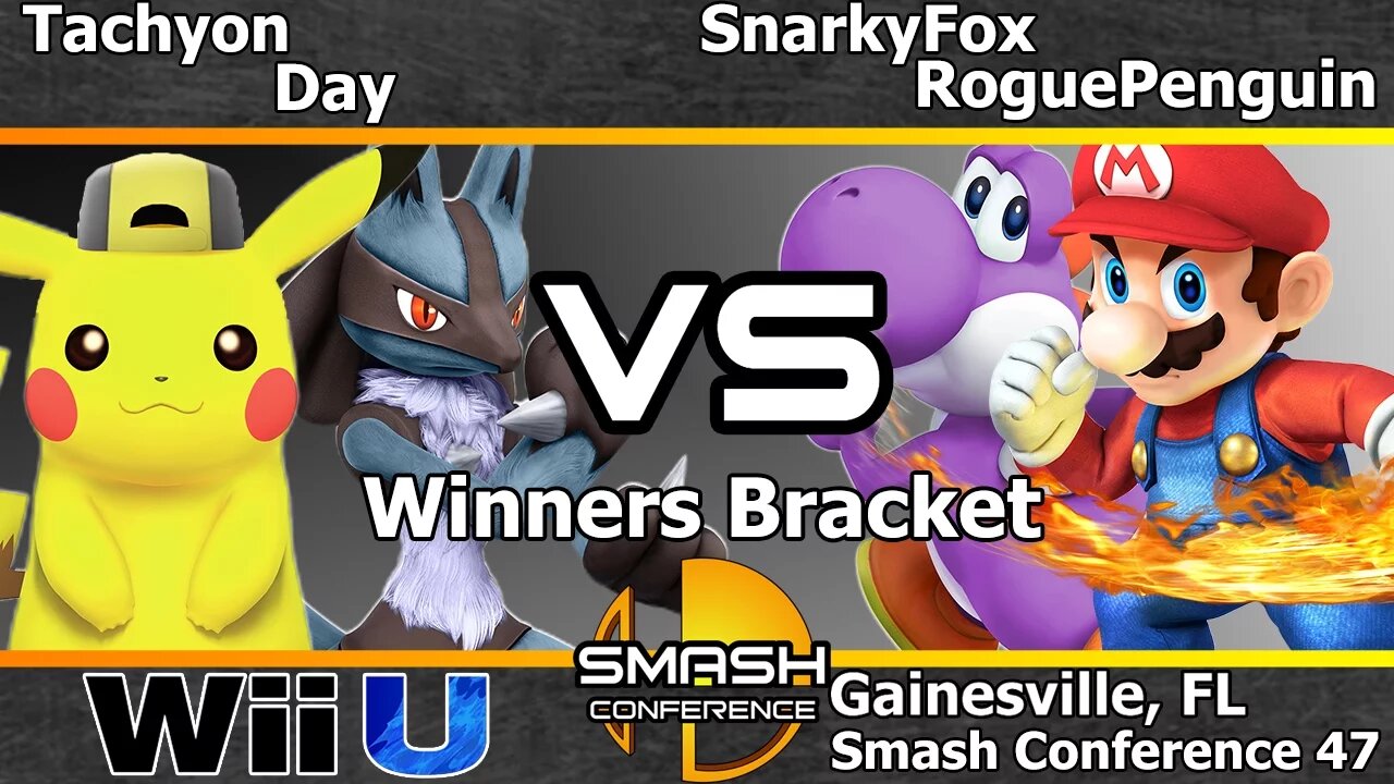Tachyon & ONI|Day vs. SnarkyFox & RoguePenguin - SSB4 Winners R3 - SC47