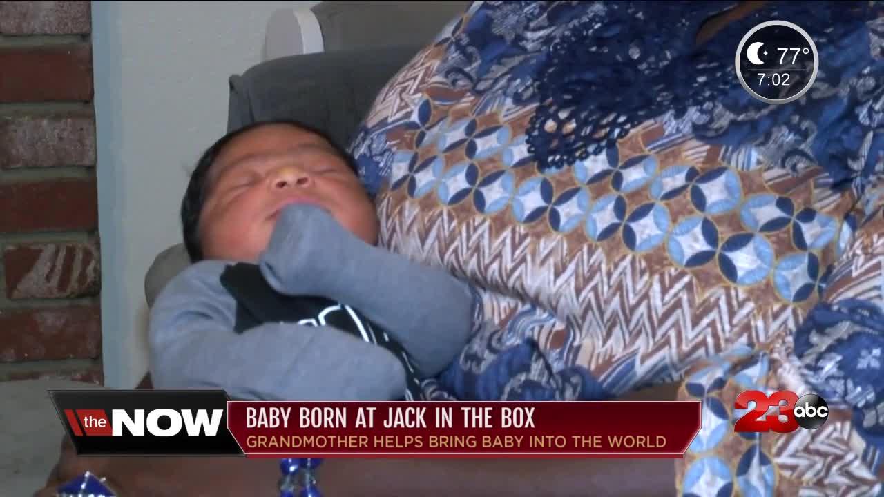 Local mom gives birth to baby at Jack in the Box