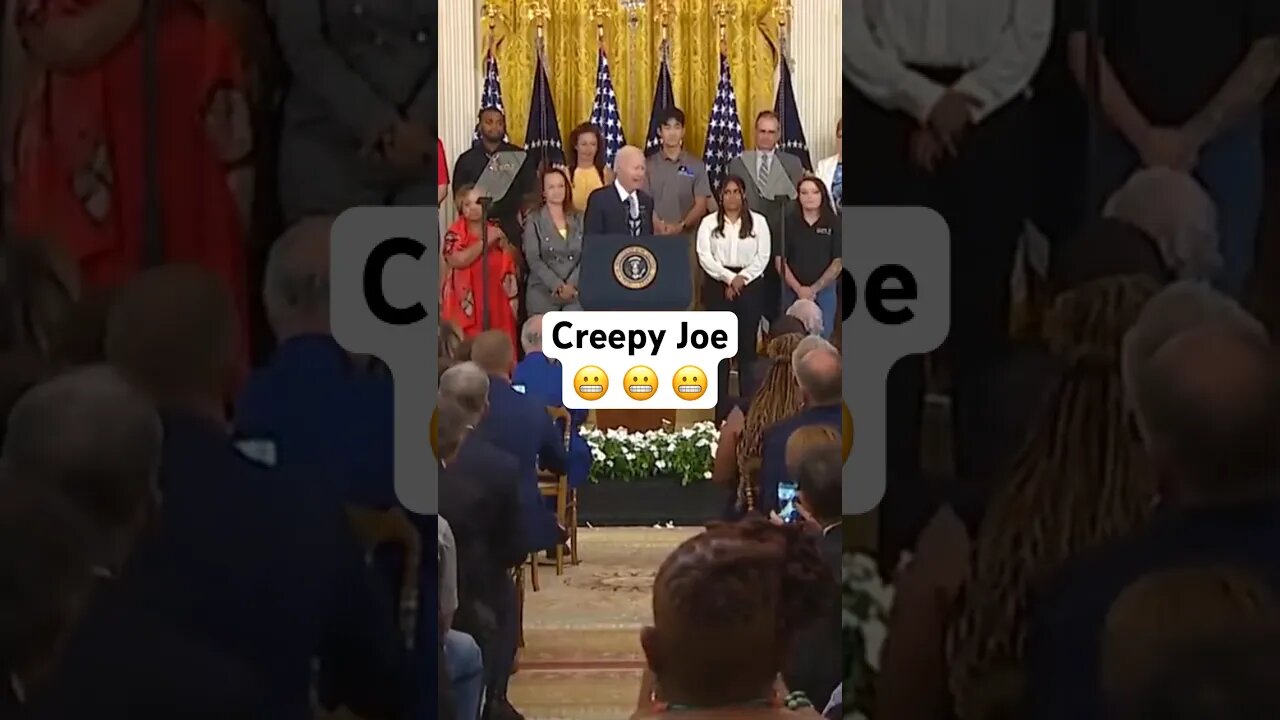 CREEPY JOE: I wanna say one thing to your children