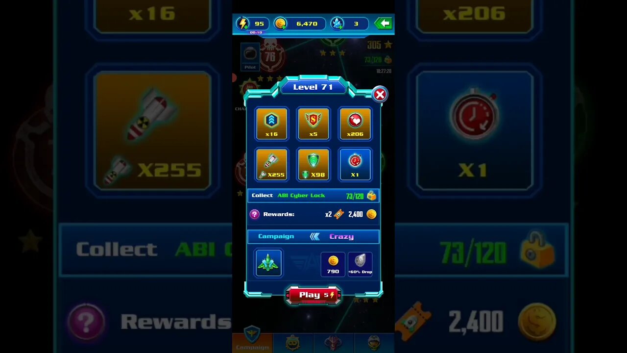 GALAXY ATTACK ALIEN SHOOTER - LEVEL 71 CRAZY