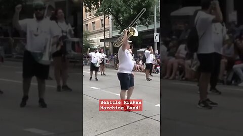 Seattle Kraken Marching Band! #adventurezwithpaul #seafair #seattlekraken