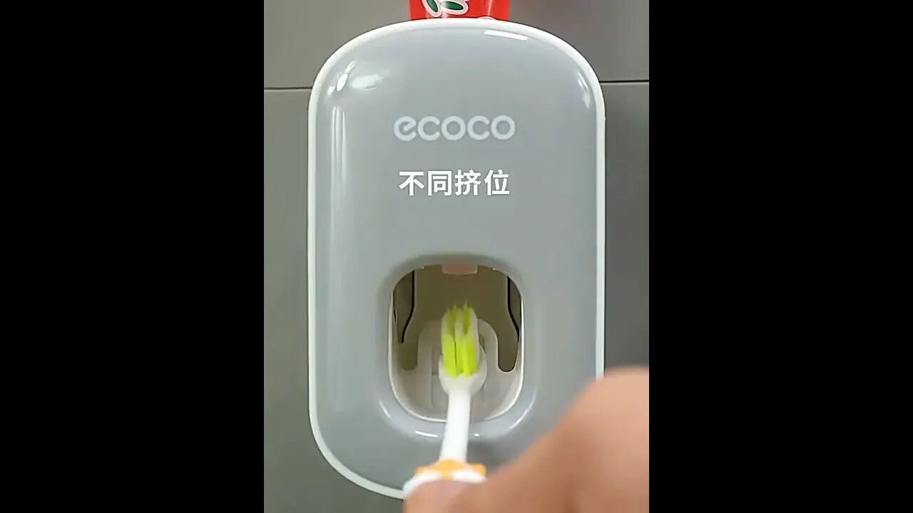 ECOCO Automatic Toothpaste Dispenser Wall Mount Bathroom