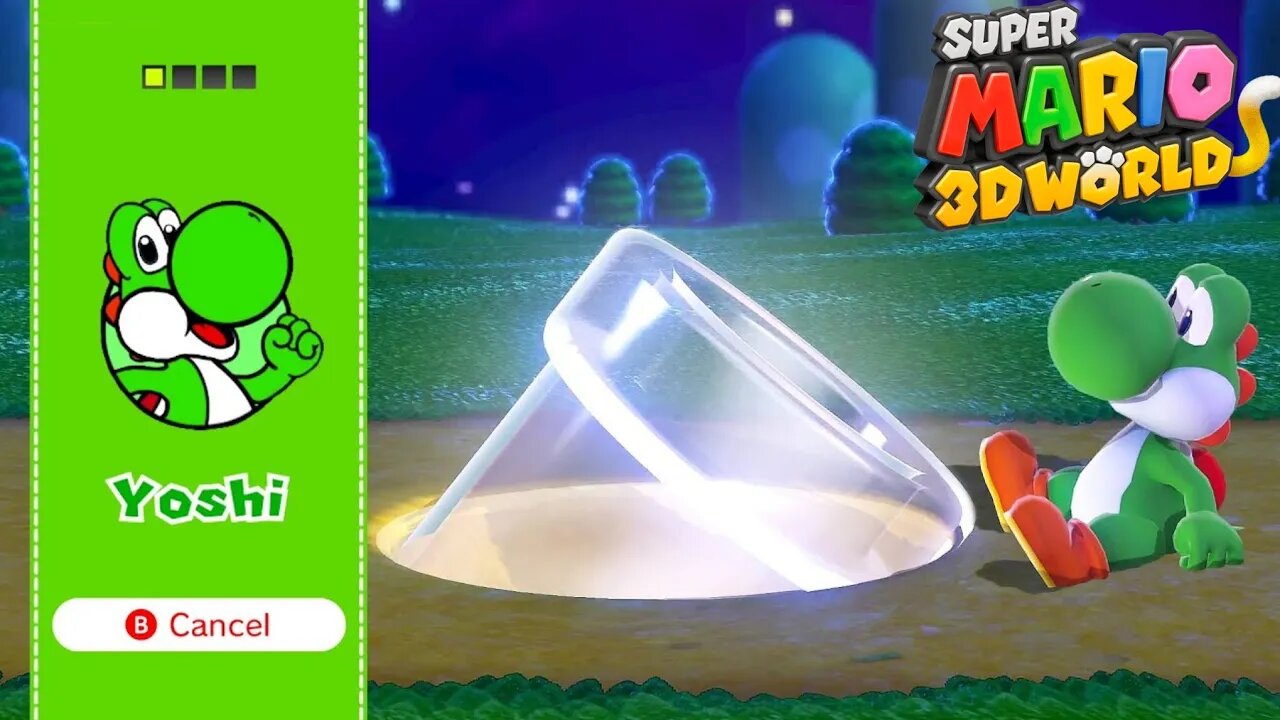 What Happens when you play Yoshi in Super Mario 3D World?