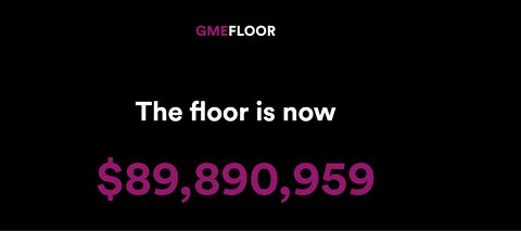 Remember the $GME Floor!