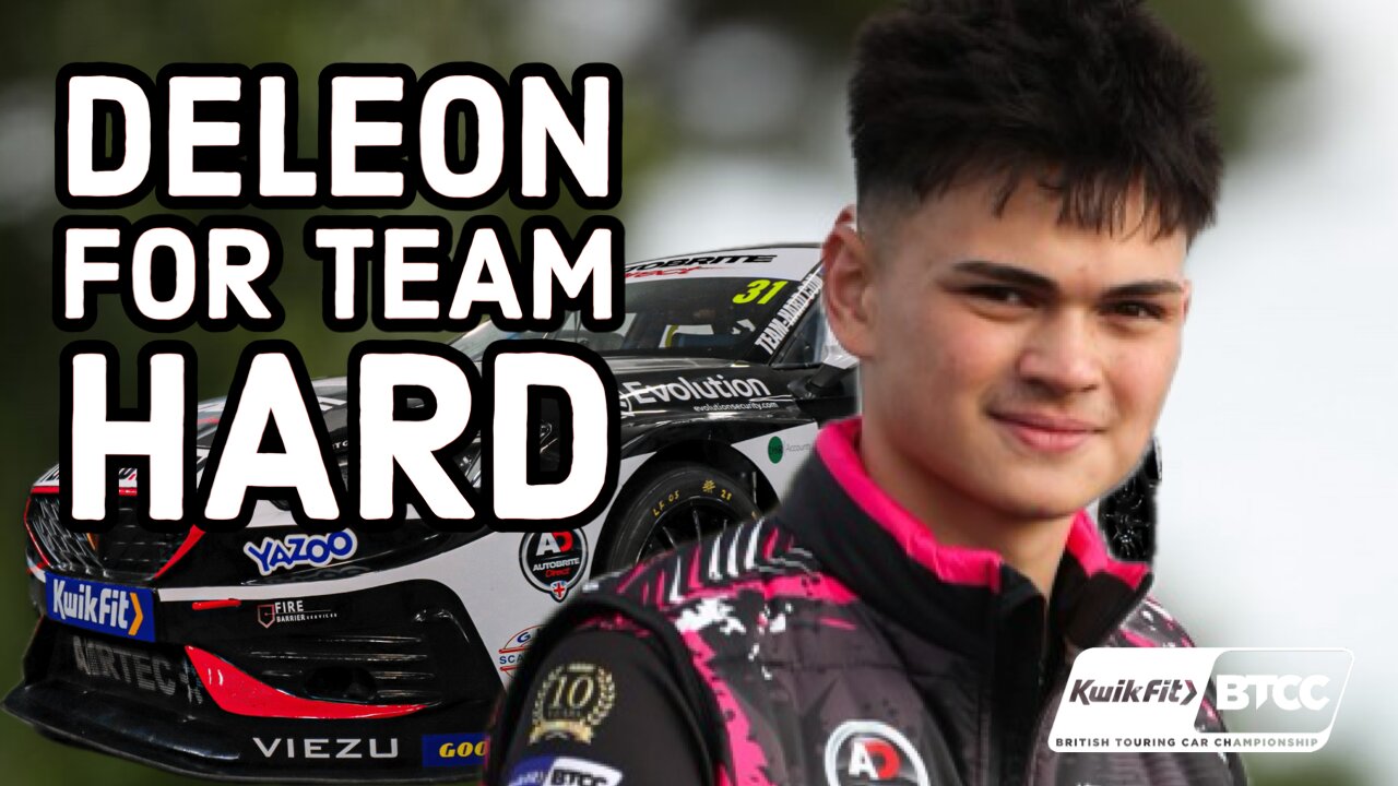 #BTCC Deleon back for 2024 with Team HARD