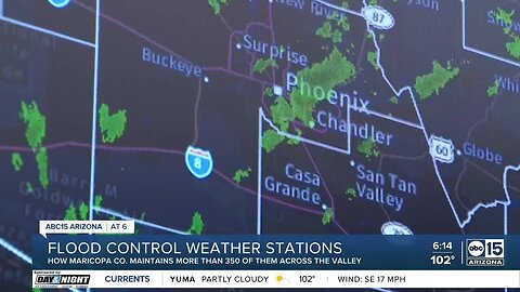 How the Maricopa County Flood Control Department keeps track of rain around the Valley