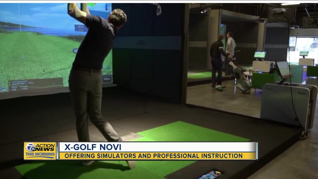 X-Golf Novi offering simulators and professional instruction