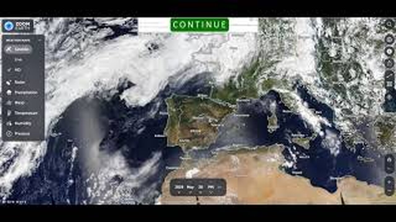 Incredible Chemtrail Operations this morning offshore of France, Portugal and Spain!