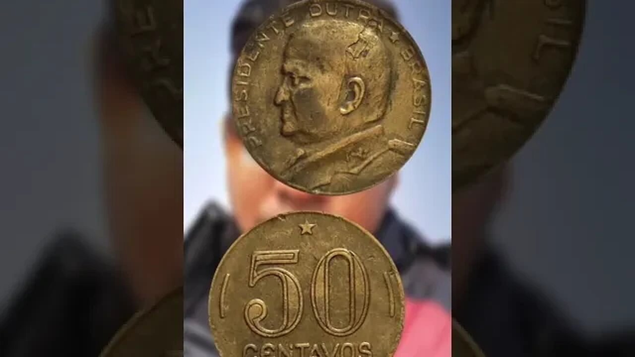 BRAZIL 50 CENTAVOS 1952. #shorts #viral #coinnotesz
