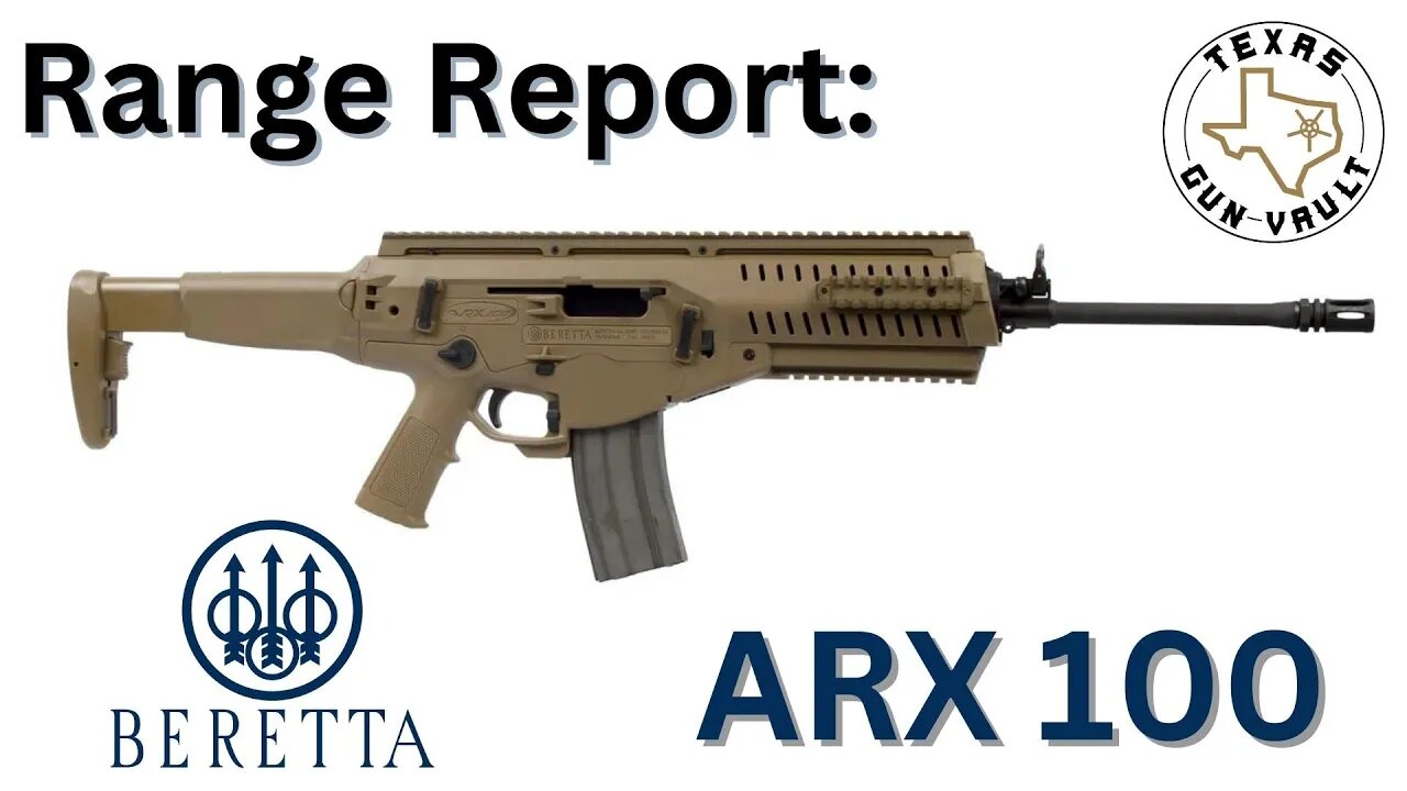 Range Report: Beretta ARX 100 (5.56 rifle in FDE)