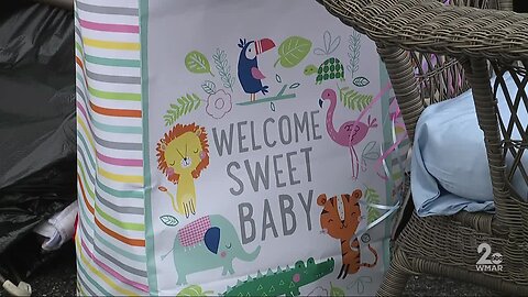 Local couple throws surprise drive-thru baby shower for their daughter