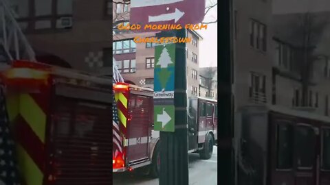 Fire action in Charlestown today
