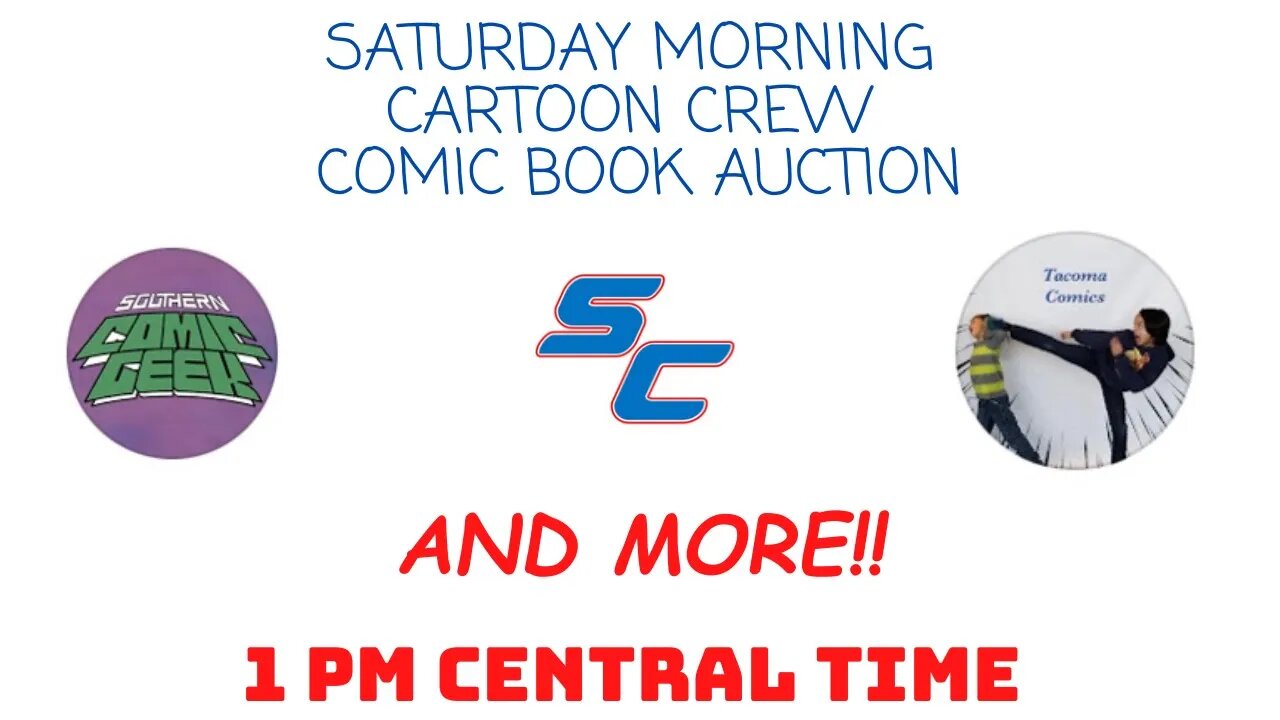 SATURDAY MORNING CARTOON CREW COMIC BOOK AUCTION ON THE CHEAP $$