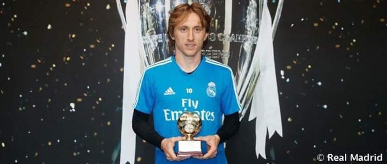 luka modric el fotbolista de croata gano el balon