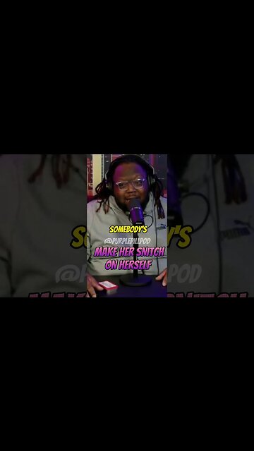 She will self snitch Black Man: Unfiltered Network #purplepillpod #purplepill #redpill #dating