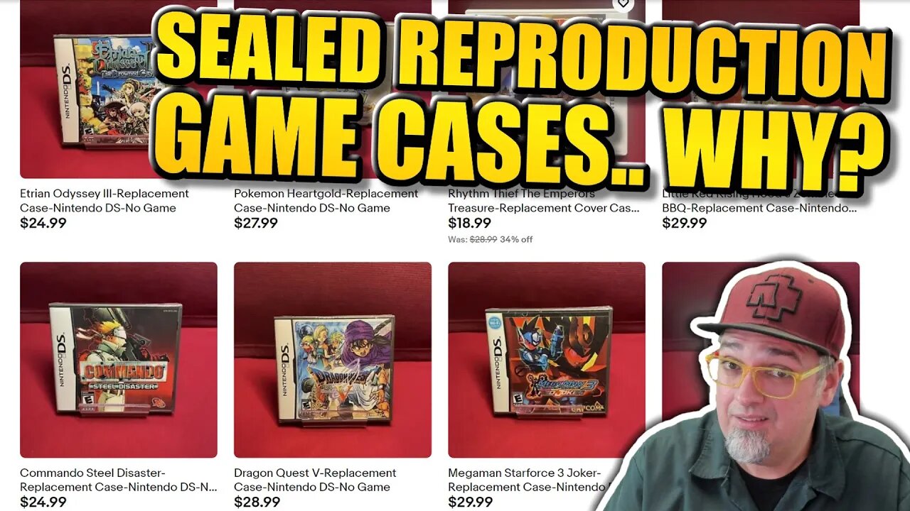 THIS IS SHADY AS HELL! Ebay Seller With "Authentic" Sealed RETRO Game Reproduction Cases!