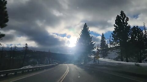 Lake Tahoe morning commute | U.S. Highway 50