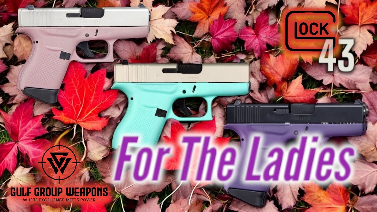 Glock 43 for Women: Bright, Bold & Reliable! | Colorful Glock 43 Options for Every Style