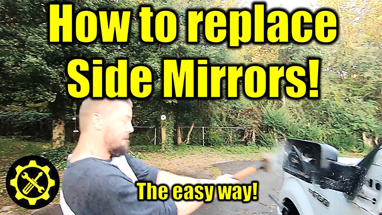 How to remove side mirrors...the easy way!