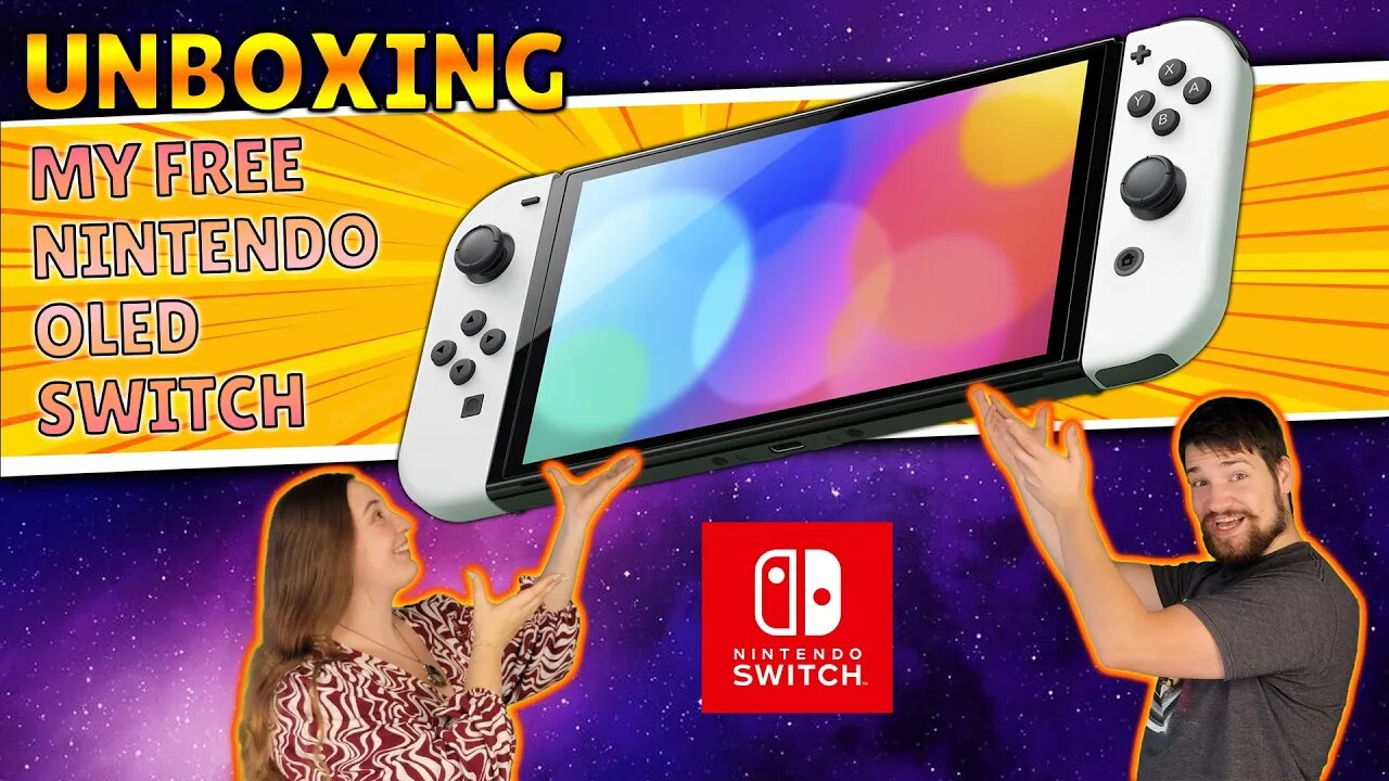 I WON A Nintendo Switch FOR FREE! (OLED) - Unboxing