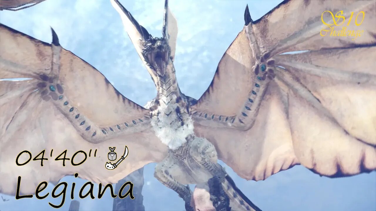 Legiana (04'40'') | Insect Glaive | Monster Hunter World: Iceborne | "Sub 10 Challenge"