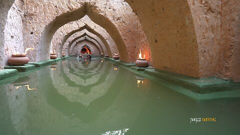 How to Build The Most Secret Underground Swimming Pool Tunnel Huse by Ancient Skills